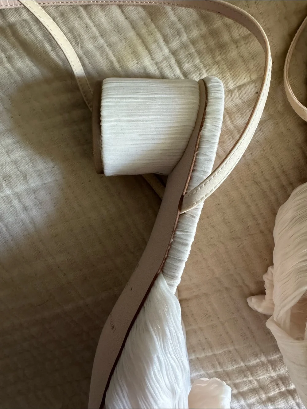 Loeffler Randall Dahlia Pearl Pleated Bow Heel